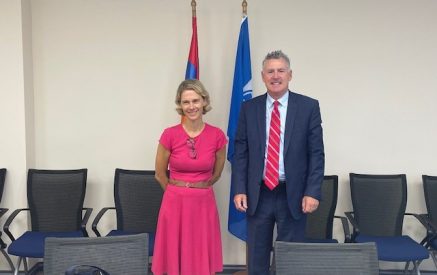 ԱՄՆ պետքարտուղարության Էներգետիկ ռեսուրսների բյուրոյի ավագ խորհրդական Հարրի Քամյանը Հայաստան է ժամանել