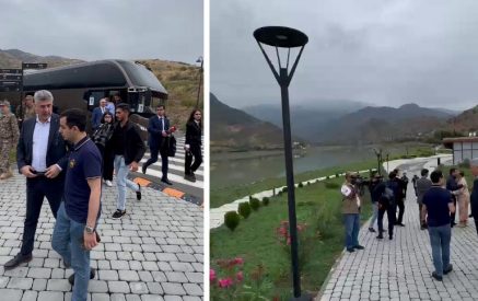Հիքմեթ Հաջիևը դիվանագիտական կորպուսի ներկայացուցիչների հետ միասին գտնվում է օկուպացված Արցախում