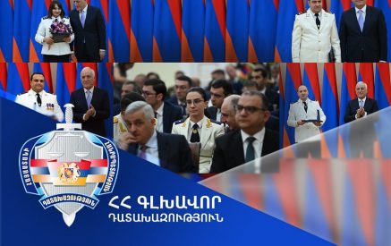 Դասային աստիճանի շնորհում և Մխիթար Գոշի մեդալով պարգևատրում՝ Անկախության տոնի կապակցությամբ