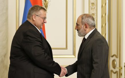 Փաշինյանը և ՌԴ փոխվարչապետ Օվերչուկը քննարկել են Հայաստան-Ռուսաստան երկկողմ հարաբերությունների օրակարգին վերաբերող հարցեր