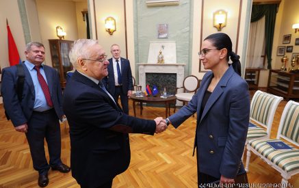 Աննա Վարդապետյանն ընդունել է ԱՊՀ պետությունների գլխավոր դատախազների համակարգող խորհրդի գործադիր քարտուղար Վլադիմիր Զիմինին