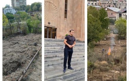 «Հանրային վայրը ոչ նպատակային օգտագործելու համար»․ բլոգեր Արթուր Չախոյանին բերման ենթարկեցին