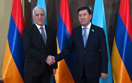 «Մեծապես կարևորում ենք նաև հայ-ղազախական խորհրդարանական փոխգործակցությունը». Վահագն Խաչատուրյանը` Ղազախստանի խորհրդարանի Մաժիլիսի նախագահին