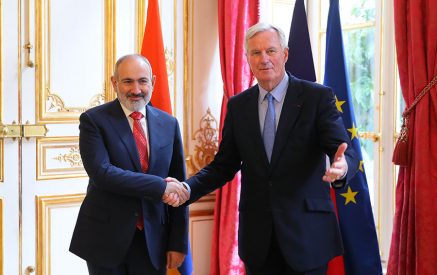 Նիկոլ Փաշինյանը` Միշել Բարնիեին. ՀՀ Կառավարության առաջնահերթություններից է Հայաստանի տնտեսության զարգացումն ու դիվերսիֆիկացիան
