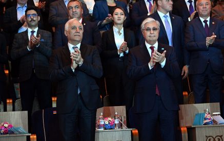 Վահագն Խաչատուրյանը և Կասիմ-Ժոմարտ Տոկաևը մասնակցել են Ղազախստանում Հայաստանի մշակութային օրերի բացման արարողությանը