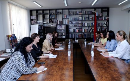 Համաշխարհային բանկի ներկայացուցիչների հետ քննարկվել են դպրոցներում լաբորատորիաների ստեղծմանը վերաբերող հարցեր