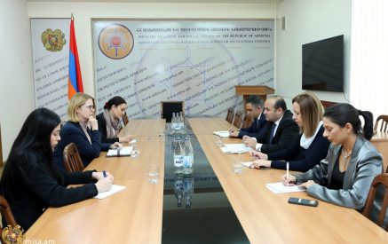 Նախարար Մկրտչյանը դեսպան Բուշին է ներկայացրել է Գենդերային ռազմավարությամբ սահմանված առաջնահերթությունները, ԼՂ-ից բռնի տեղահանված անձանց աջակցության ծրագրերը 