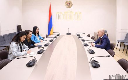 ՀՀ-ում Ֆրանսիայի փոխդեսպան Քրիստոֆ Կացահյանի հետ հանդիպմանը Սոնա Ղազարյանը բարձր է գնահատել հայ-ֆրանսիական խորհրդարանական համագործակցությունը