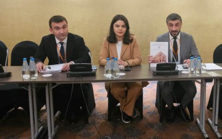 Վիլեն Գաբրիելյանը կոնֆերանսի շրջանակում ներկայացրել է Գարդմանի, Շիրվանի և Նախիջևանի հայության նկատմամբ Ադրբեջանի իրականացրած քաղաքականությունը՝ պատժի անհրաժեշտության համատեքստում