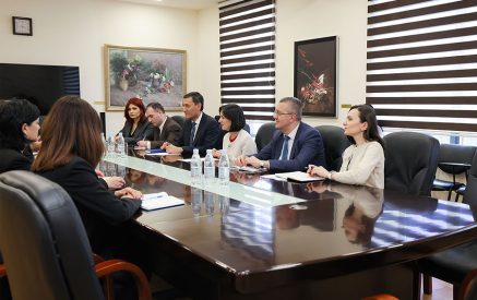 Ժաննա Անդրեասյանը և ՅՈՒՆԻՍԵՖ-ի ներկայացուցիչ Քրիսթինե Վայգանդը քննարկել են համագործակցության ծրագրերը