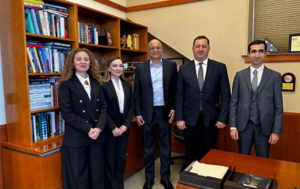 Անդրադարձել են համատեղ նախագծերի իրագործմանը, որոնք կարող են ԵՊՀ-ի և Ջորջթաունի համալսարանի միջև երկարաժամկետ համագործակցության հիմք հանդիսանալ