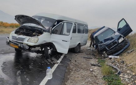 Երասխ գյուղի մոտակայքում վթարի հետևանքով կան տուժածներ