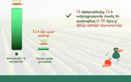 Նոր կարգավորումների կիրարկման արդյունքները. 13 մթերողներից 12-ը մարել է պարտավորությունները