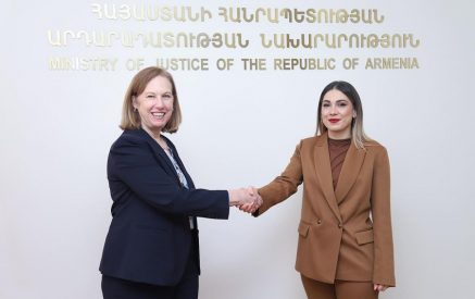 Սրբուհի Գալյանը ԱՄՆ դեսպանի հետ հանդիպմանը կարևորել է Հայաստանի արդարադատության համակարգում իրականացվող բարեփոխումներին ուղղված ԱՄՆ-ի հետևողական աջակցությունը