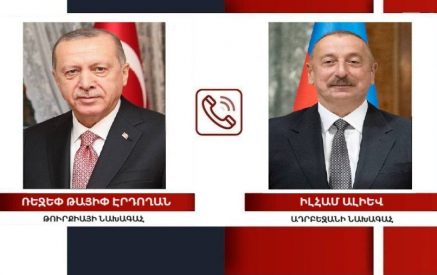 Էրդողանը շնորհավորել է Ալիևին ծննդյան օրվա կապակցությամբ