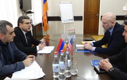 Արմեն Մկրտչյանը FBI-ի իրավական կցորդին է ներկայացրել ՆԳՆ-ում, մասնավորապես՝ Քրեական ոստիկանությունում ընթացող բարեփոխումները