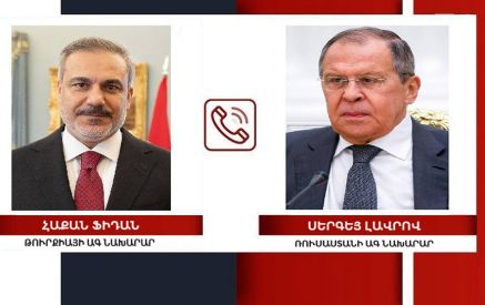 Հաքան Ֆիդանն ու Սերգեյ Լավրովը հեռախոսազրույց են ունեցել