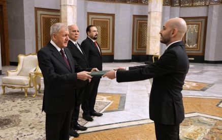 Իրաքի Հանրապետությունում ՀՀ դեսպանն իր հավատարմագրերն է հանձնել երկրի նախագահ