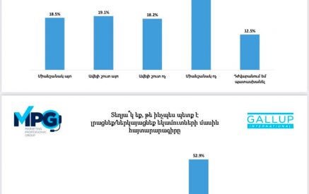 50,4%-ը չի պատրաստվում հայտարարագիր ներկայացնել. GALLUP International Association-ի հարցումները