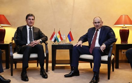 Նիկոլ Փաշինյանը հանդիպում է ունեցել Իրաքյան Քուրդիստանի նախագահ Նեչիրվան Բարզանիի հետ