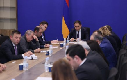 Նախարար Խուդաթյանը աշխատակազմին է ներկայացրել իր նորանշանակ տեղակալին
