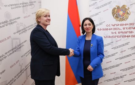 Ժաննա Անդրեասյանն Էստոնիայի դեսպանին առաջարկել է դիտարկել համատեղ կրթահետազոտական ծրագրեր իրականացնելու հնարավորությունները