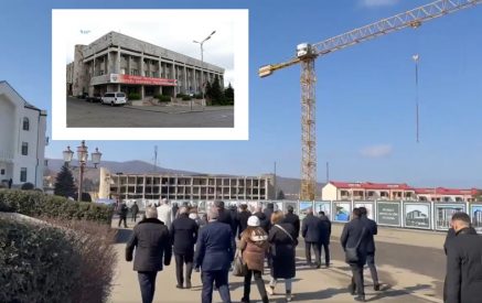 Տեսանյութում ակնհայտորեն երևում է, որ Ադրբեջանի պետական վանդալիզմի հերթական թիրախը Ստեփանակերտի մշակույթի և երիտասարդության պալատն է. Հովիկ Ավանեսով