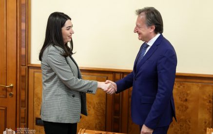 Արփինե Սարգսյանը նշել է, որ ՀՀ-ում մշակվելու է հանցագործությունների կանխարգելման ռազմավարություն և դեսպանին առաջարկել ընդլայնել Իտալիայի հետ համագործակցությունն այդ ոլորտում