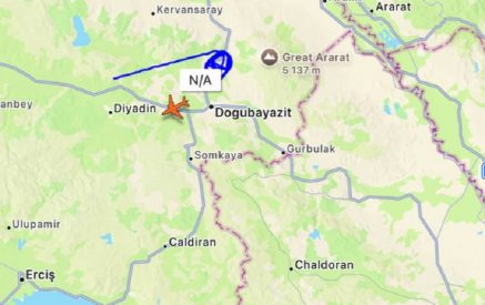 Թուրքիայի ԶՈւ օբյեկտը թռիչք է իրականացնում Հայաստանի սահմանի մոտ