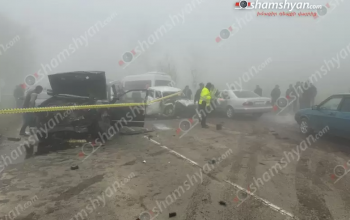 Խոշոր ու ողբերգական ավտովթար՝ Սյունիքի մարզում․ Գորիս-Հարթաշեն ավտոճանապարհին բախվել են «Lexus GX 460»-ը, «Renault Sandero»-ն և «ՎԱԶ 21021»-ը․ կա 1 զոհ, 2 վիրավոր․ shamshyan.com