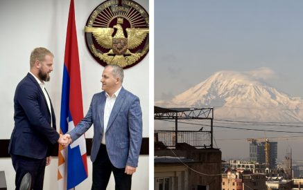 Ֆրանսիացի պատգամավորը Երևանում հանդիպել է Սամվել Շահրամանյանի հետ