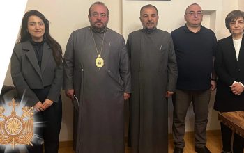 Մեծ Բրիտանիայի և Իռլանդիայի հայոց թեմի առաջնորդն այցելել է Արցախի թեմի գրասենյակ․ քննարկվել են արցախահայության առջև ծառացած հրատապ մարտահրավերները