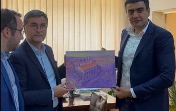 Առուշ Առուշանյանն ընդունել է Ֆրանսիայի Վիեն քաղաքի քաղաքապետ Թիերի Կովակսին