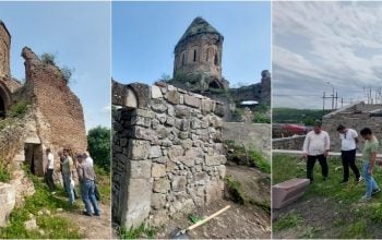 Կիրանցի Սբ Երրորդություն եկեղեցու տարածքում ԿԳՄՍՆ աշխատակիցները դիտարկել են ընթացիկ աշխատանքները` ներկայացնելով որոշ դիտողություններ