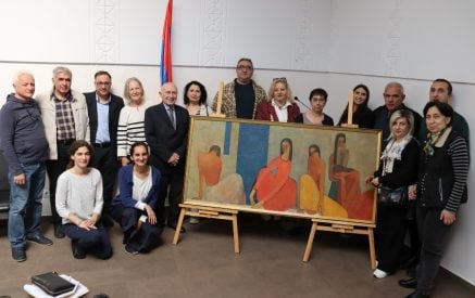 «Այստեղ նկարն իր տանն է». Մինասի «Ողբ-1915» գեղանկարը՝ Հայոց ցեղասպանության թանգարան-ինստիտուտին