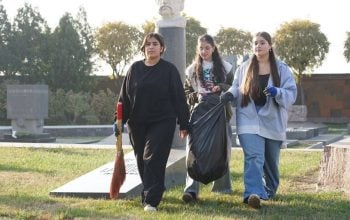 Միջազգային կամավորի օրվա նախօրեին «Եվրասիա-Հայաստան»-ի կամավորները շաբաթօրյակ անցկացրին Կոմիտասի անվան զբոսայգում