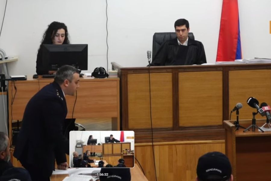 Վալոդյա Գրիգորյանի սպանության գործով մեղադրյալ Գեւորգ Հարությունյանը պնդում է, որ դեպքի զննության ապացույց-տեսանյութերը բեմադրված են