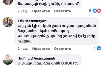 «Կան շատ դավաճան հայվաններ, եթե անհապաղ չսատկացնենք սրանց, շուտով էս էլ չենք ունենա». Քաղաքացին մեկնաբանություն գրելու համար հայտնվել է իրավապահների թիրախում