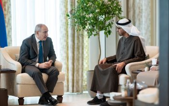 ԱՄԷ նախագահն ընդգծել է, որ իր երկիրը պատրաստ է խորացնել և ընդլայնել Հայաստանի հետ տարբեր ոլորտներում կապերը