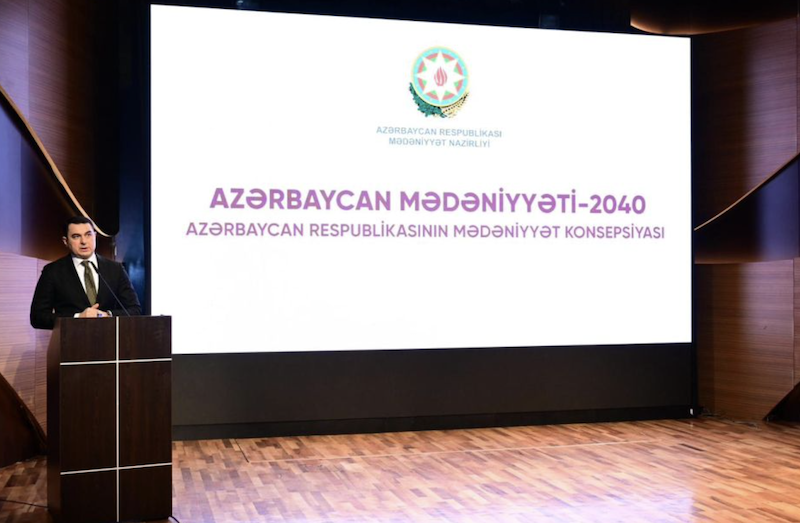 Ալիևը ստորագրել է հրամանագիր, որով հաստատվել է «Ադրբեջանական մշակույթ-2040» մշակութային հայեցակարգը. «Վերականգնում», որը գրեթե բացառելու է երկրամասի հայկական հետքը