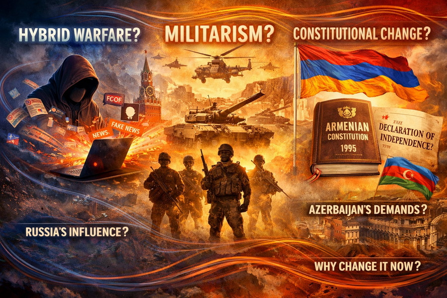 Հարցեր «հիբրիդայինի», «միլիտարիզմի» եւ սահմանադրության մասին