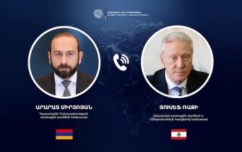 Միրզոյանը շնորհակալություն է հայտնել Լիբանանից ՀՀ քաղաքացիներին տեղափոխող թռիչքի կազմակերպման հարցում ցուցաբերած աջակցության համար