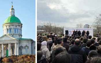 Դոնի Ռոստովում շուրջ 1500 մարդ է դուրս եկել ցույցի՝ ի պաշտպանություն Հայ Եկեղեցու