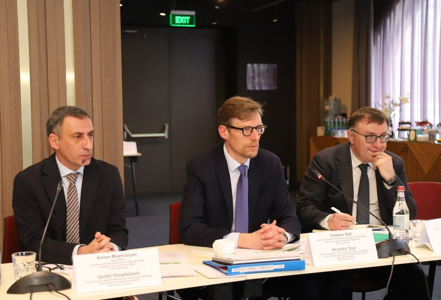 ԵԽ գործընկերների հետ քննարկվել է ՄԻԵԴ վճիռների կատարման ընթացքը