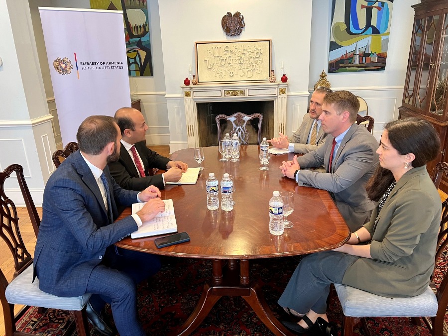 ԱՄՆ պետքարտուղարի տեղակալն այցելել է ԱՄՆ-ում ՀՀ դեսպանություն․ վերահաստատվել է փոխգործակցությունը խորացնելու պատրաստակամությունը