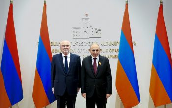 Նիկոլ Փաշինյանն ընդունել է ԵԱՀԿ գլխավոր քարտուղար Ֆերիդուն Սինիրիօղլուին