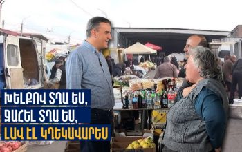Խելքով տղա ես, ջահել տղա ես, լավ էլ կղեկավարես. քաղաքացին՝ Արման Թաթոյանին ընտրելու մասին