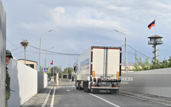 Հայ-թուրքական սահմանի Մարգարայի անցակետով Լիբանան են ուղևորվել Հայաստանի հումանիտար օգնության բեռնատարները