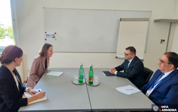 Ռոբերտ Աբիսողոմոնյանը ներկայացրել է տարածաշրջանային փոխկապակցվածության զարգացմանն ուղղված քայլերը, ԹՐԻՓՓ ծրագրի իրականացման ուղղությամբ արձանագրված առաջընթացը
