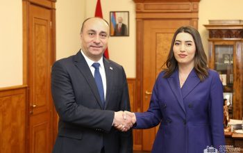 Արփինե Սարգսյանն ընդունել է Վրաստանի պետական անվտանգության ծառայության պետ Գելա Գելաձեին